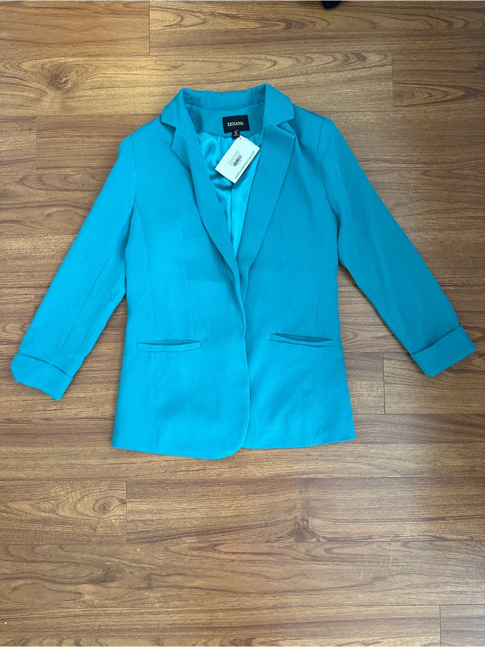 Teal Tailored Blazer